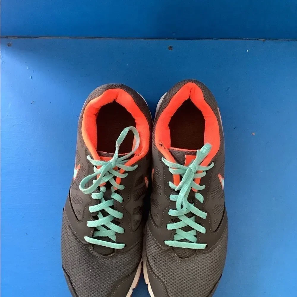 Nike Womens Downshifter Grey Blue Running Shoes